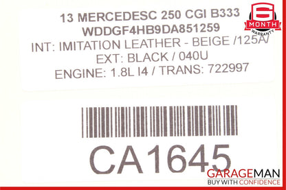 08-20 Mercedes W204 C300 C350 C250 SLK250 Front Left Side Seat Control Module