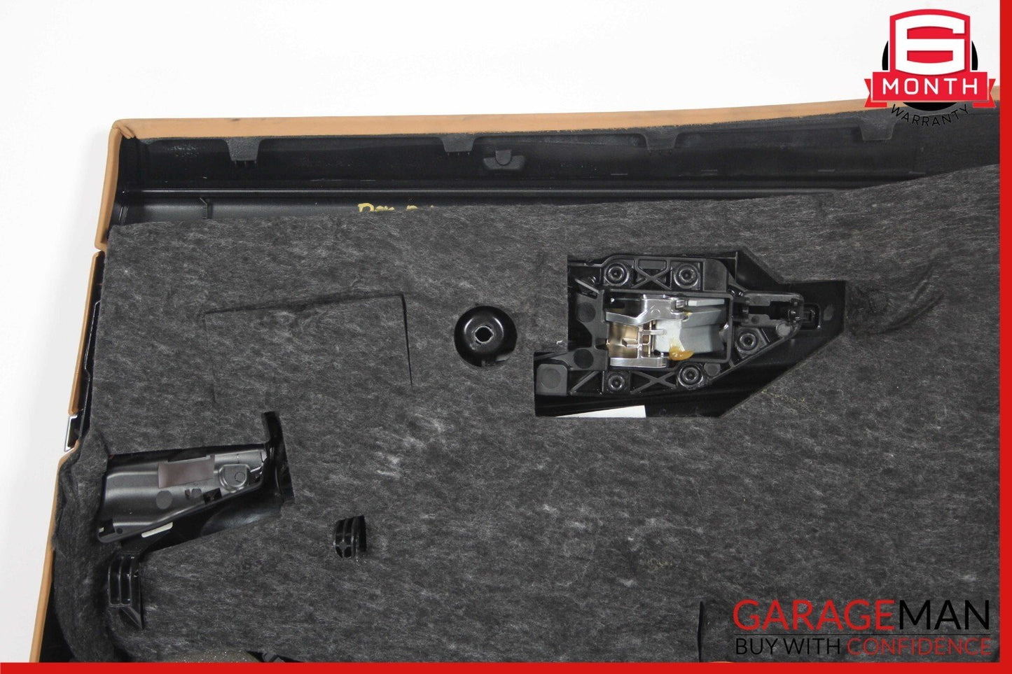10-16 Porsche Panamera 970 Rear Left Interior Door Trim Panel Cover Assy Beige