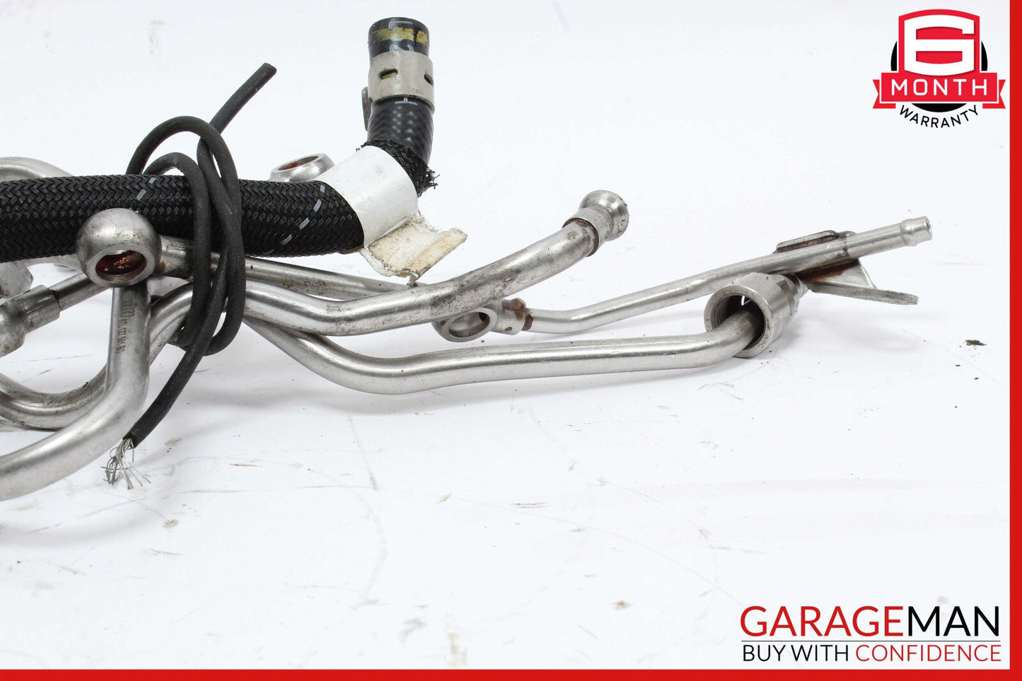 10-15 Audi R8 Fuel Rail Line Pipe Set OEM