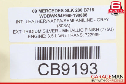 09-11 Mercedes R171 SLK300 SLK350 ABS Anti Lock Brake Pump ESP Module Unit OEM