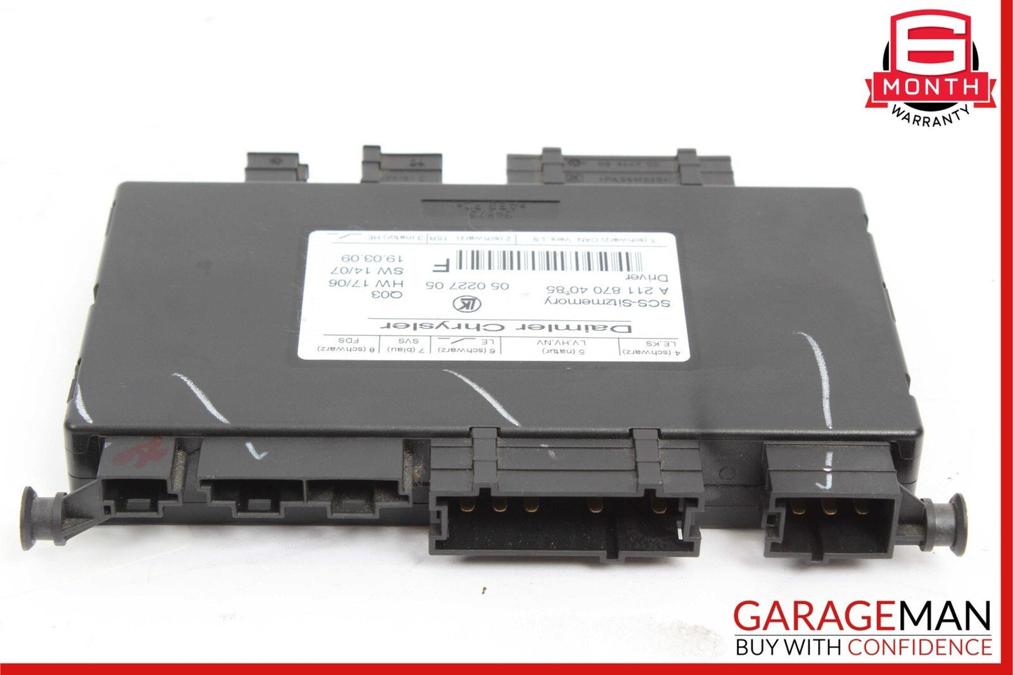 03-12 Mercedes X164 GL450 SLK280 E350 Front Left Side Seat Control Module OEM