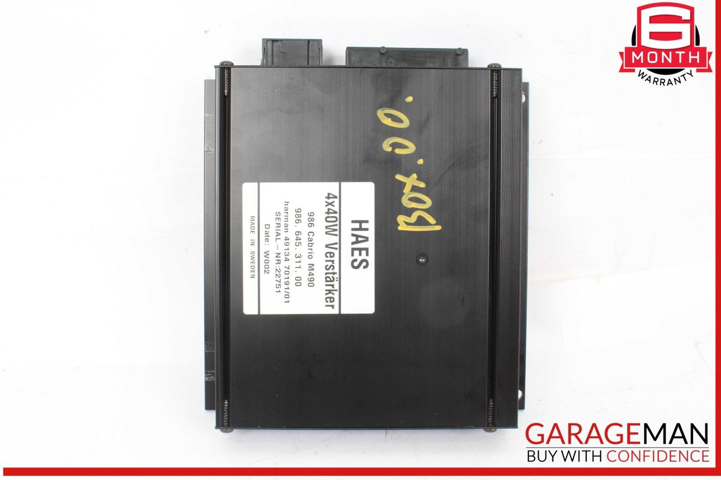 97-00 Porsche Boxster 986 HAES Radio Stereo Audio Amplifier Amp 98664531100 OEM