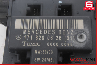 05-08 Mercedes R171 SLK280 SLK350 Front Right Side Door Computer Control Module
