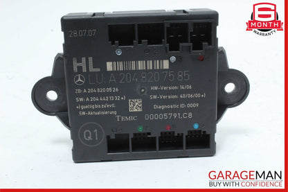 08-18 Mercedes W204 C300 CLS550 GLK350 Rear Left Side Door Control Module OEM