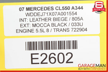 07-13 Mercedes W216 CL550 S550 Electronic Parking Button Control Switch Q04 OEM
