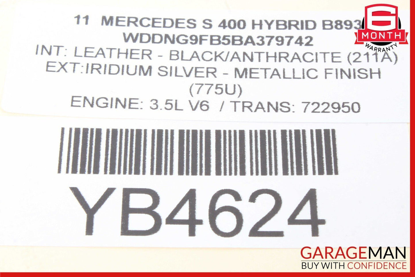 07-13 Mercedes W221 S400 CL550 Electronic Parking Button Switch Control Module