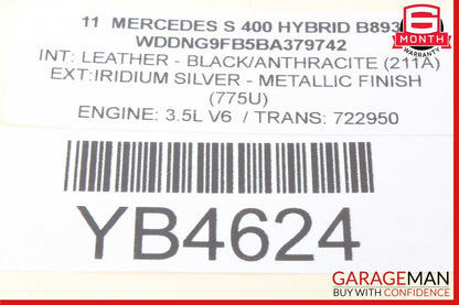 07-13 Mercedes W221 S400 CL550 Electronic Parking Button Switch Control Module