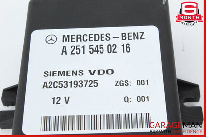 06-13 Mercedes W251 R350 E350 Rear Air Suspension Control Module Unit