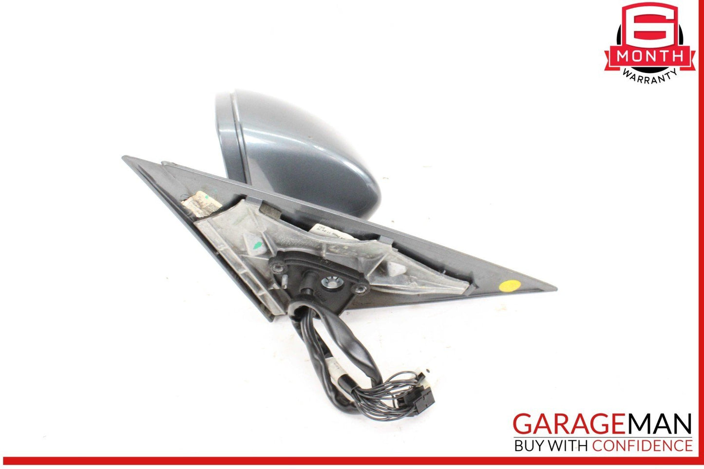07-09 Mercedes W221 S550 S600 Front Left Side Door Rear View Mirror Gray OEM