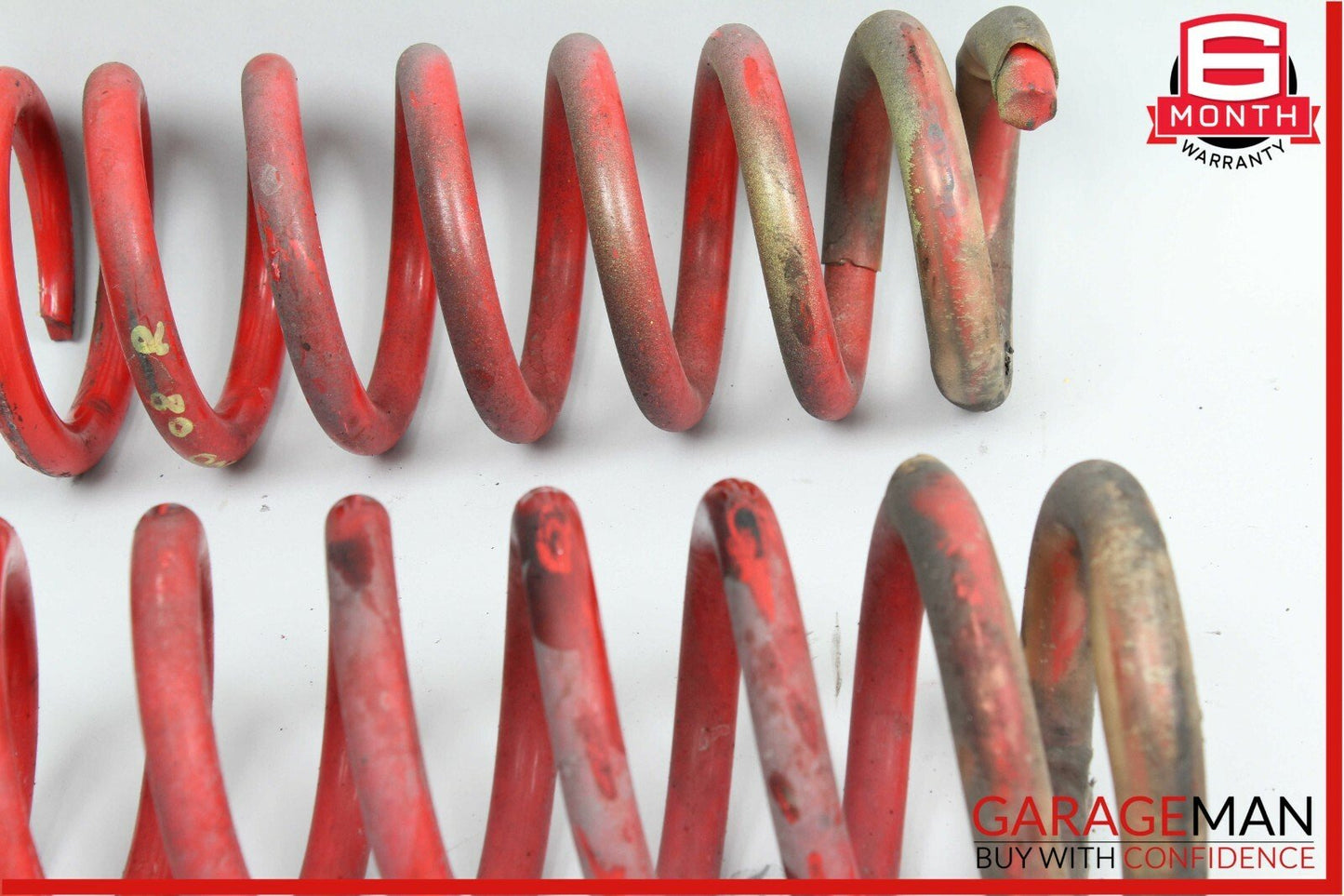 08-14 Mercedes W204 C300 Rear Left & Right Shock Absorber Coil Spring Set OEM