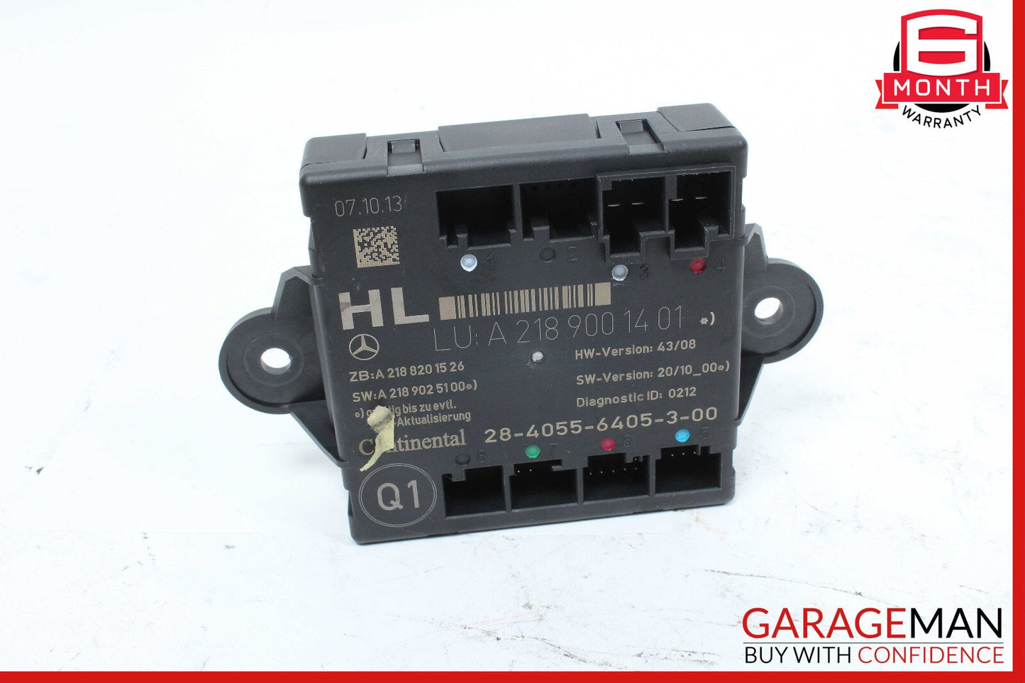08-18 Mercedes W204 C250 CLS550 Rear Left Side Door Control Module OEM