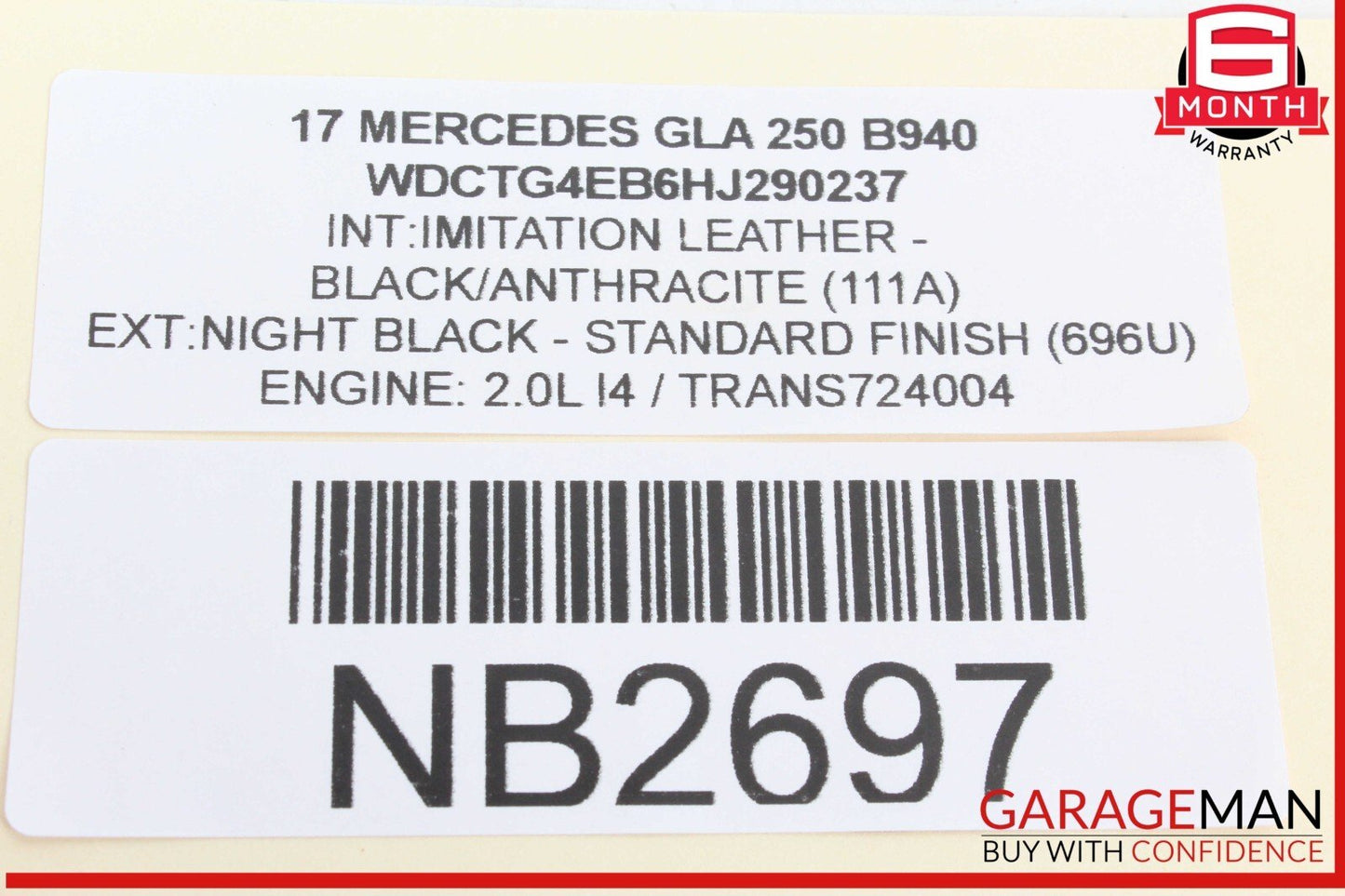 15-17 Mercedes X156 GLA250 Dashboard Right or Left Side A/C Air Vent OEM