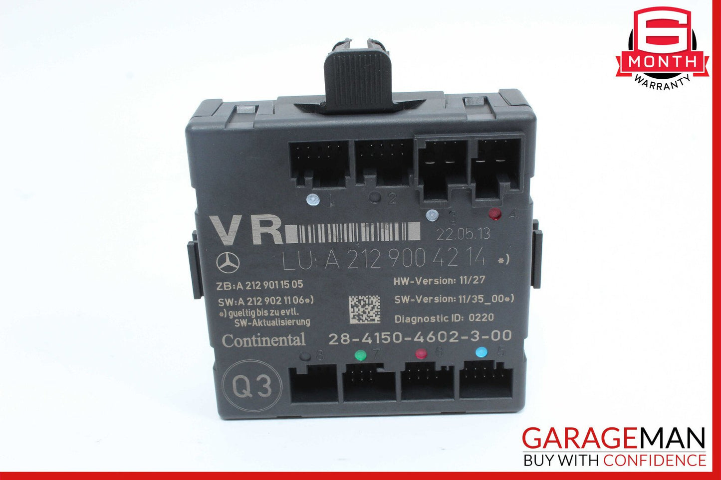 08-18 Mercedes SLK250 C250 CLS400 Front Right Side Door Control Module Unit