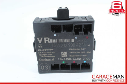 08-18 Mercedes SLK250 C250 CLS400 Front Right Side Door Control Module Unit