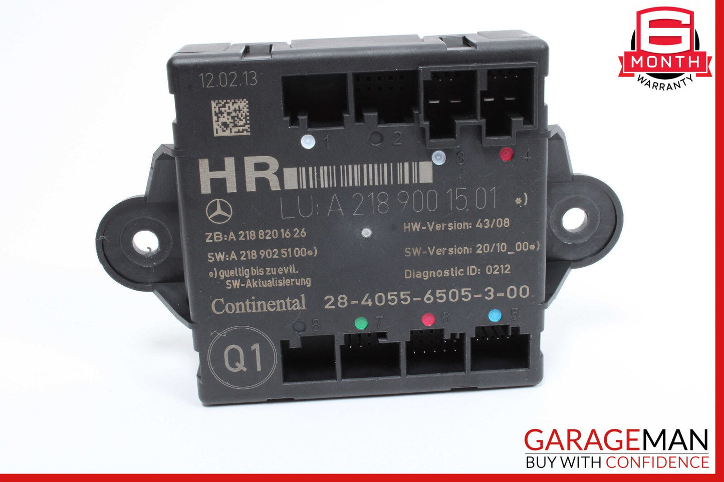 08-18 Mercedes W204 C250 CLS550 Rear Right Side Door Control Module OEM