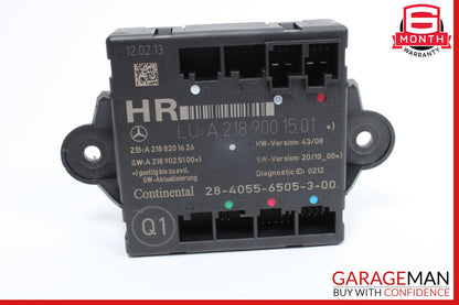 08-18 Mercedes W204 C250 CLS550 Rear Right Side Door Control Module OEM
