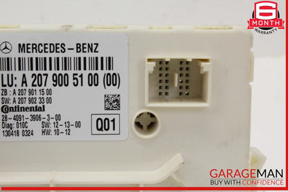 11-17 Mercedes W207 E350 Convertible Soft Top Roof Control Module 2079004500 OEM