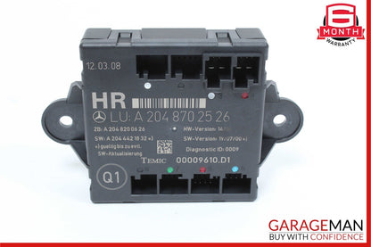 08-18 Mercedes W204 C300 GLK350 C250 Rear Right Side Door Control Module OEM