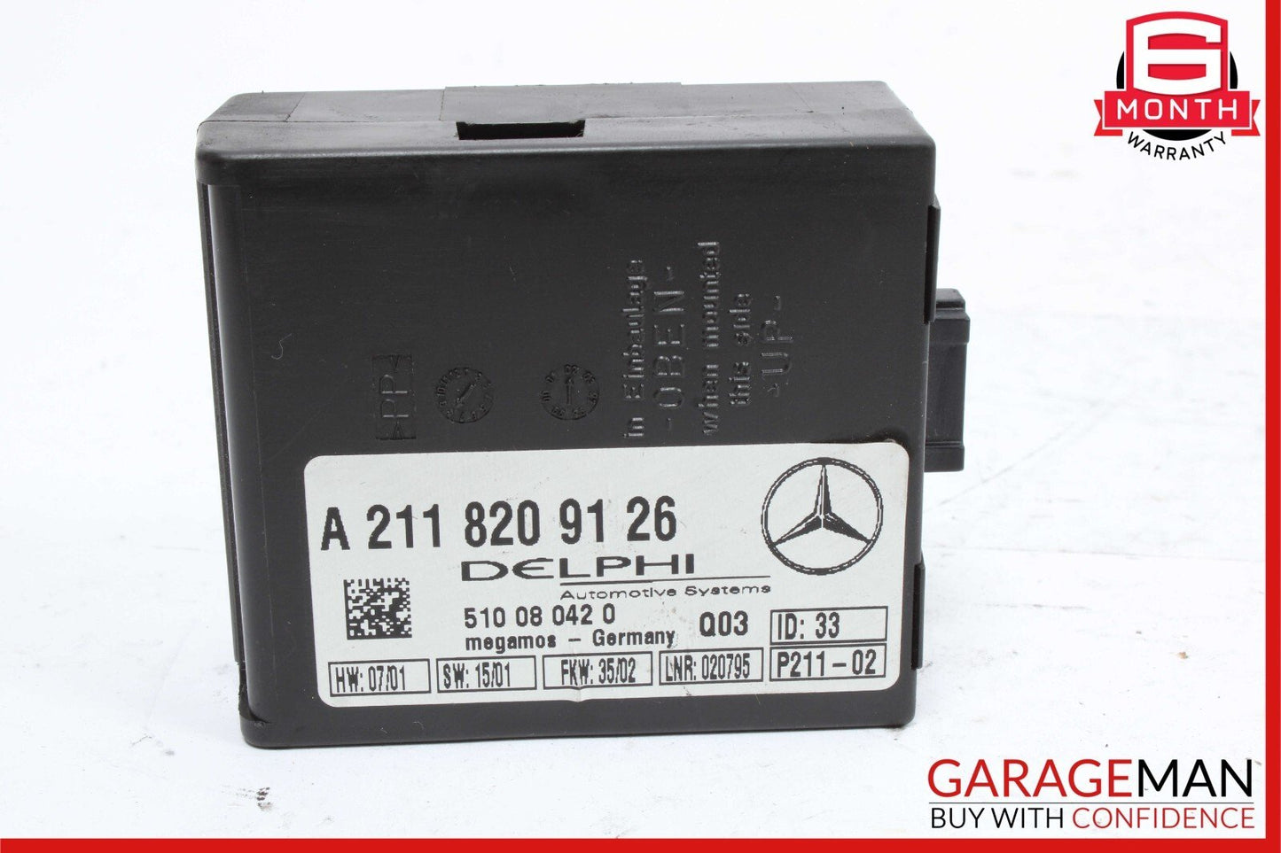 03-06 Mercedes R230 SL500 Anti Theft Alarm Signal Computer Control Module A59
