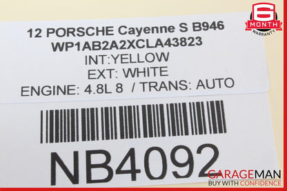 11-17 Porsche Cayenne S 958 Front Comfort Body Computer Control Module BCM OEM