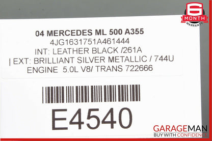 02-05 Mercedes W163 ML500 Radio Antenna Amp Amplifier 1638200289 OEM