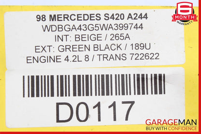 92-99 Mercedes W140 S420 S500 400SE ASR PML Control Unit Module 0185459132 OEM
