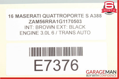 14-18 Maserati Quattroporte Voltage Stabilizer Power Inverter Control Module OEM
