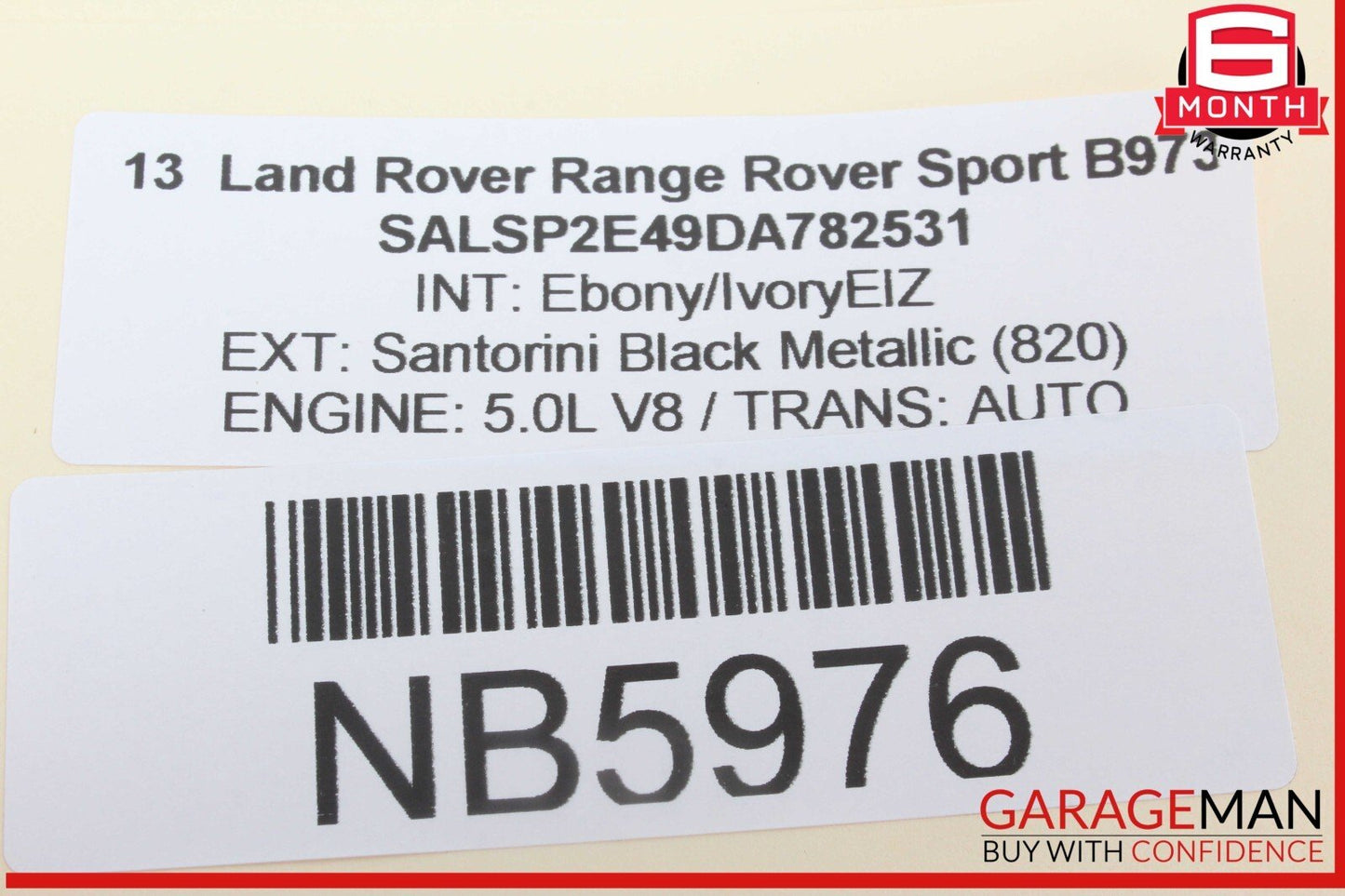 10-13 Land Rover Range Rover Sport Front Right Side Door Control Module