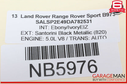10-13 Land Rover Range Rover Sport Front Right Side Door Control Module