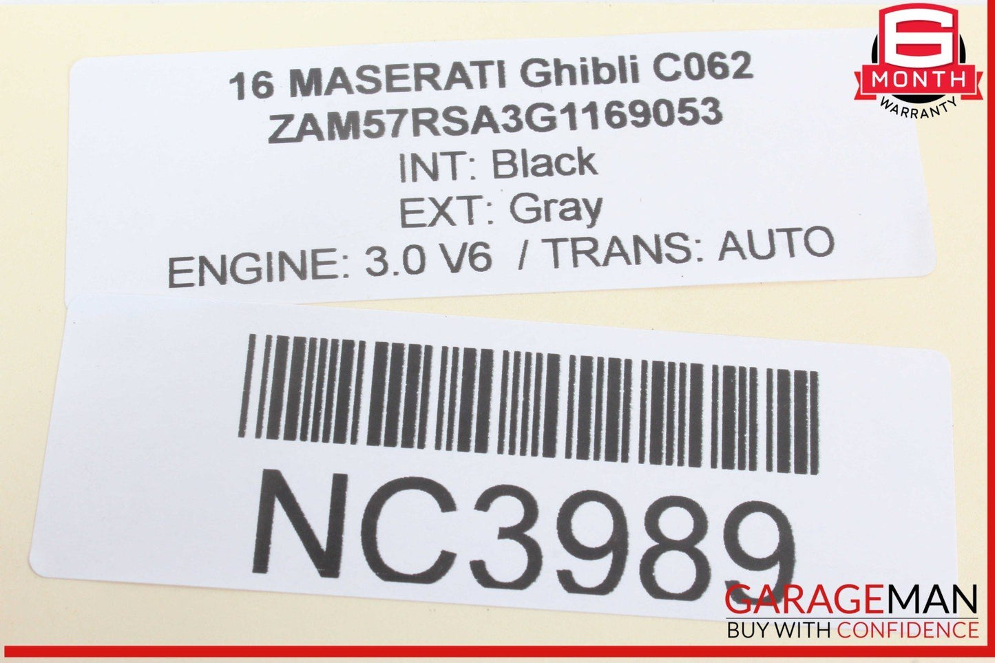 14-17 Maserati Ghibli Rear Left Driver Side Door Lock Latch Actuator OEM