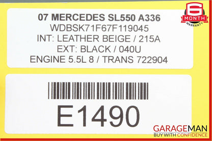 Mercedes R230 SL550 CL550 CL500 Seat Belt Seatbelt Tension Sensor Module OEM