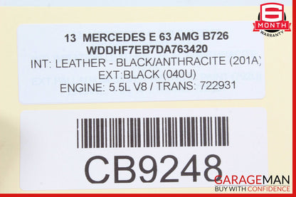 08-18 Mercedes W212 E63 CLS550 Front Right Side Door Control Module OEM