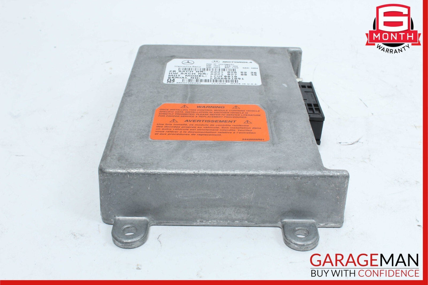 06-14 Mercedes W219 CLS500 SL550 S550 Voice Communication Control Module OEM