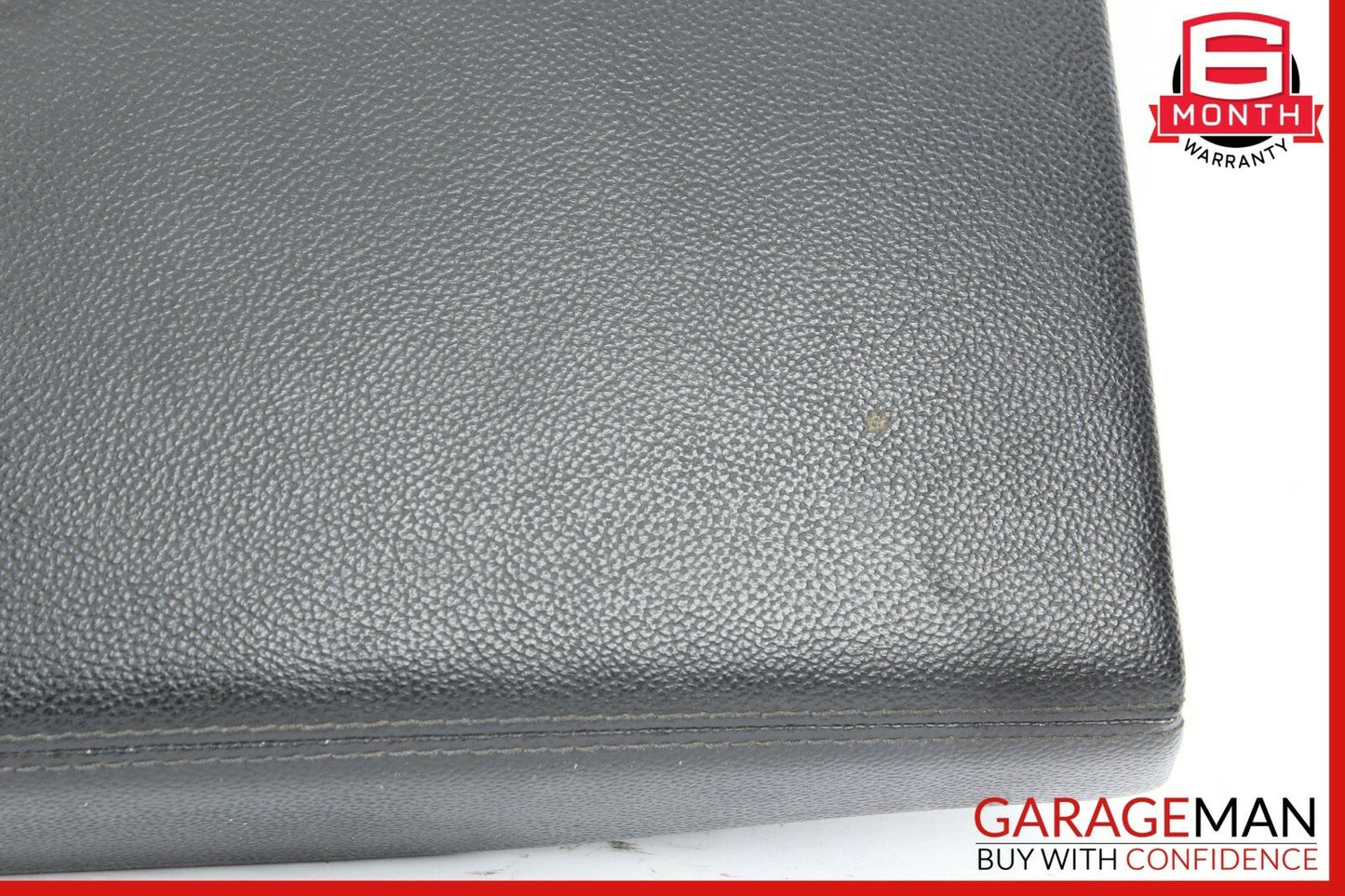 03-06 Mercedes R230 SL500 Rear Center Console Lid Cover Panel Leather Black