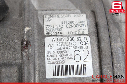 11-14 Mercedes W221 S500 S550 CL550 A/C AC Air Conditioning Compressor Pump OEM
