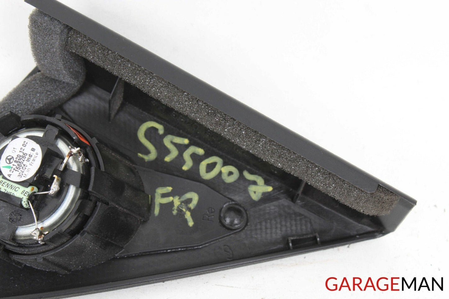 07-13 Mercedes W221 S550 Front Right Passenger Side Tweeter Speaker Cover Black