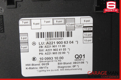 07-13 Mercedes W221 S550 S350 Front Right Side Door Control Module Unit