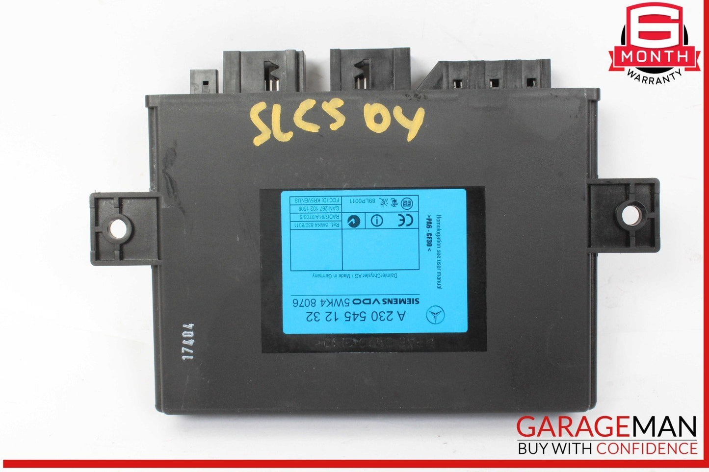 03-06 Mercedes R230 SL500 S500 CL55 AMG Keyless Go Entry Control Module Unit