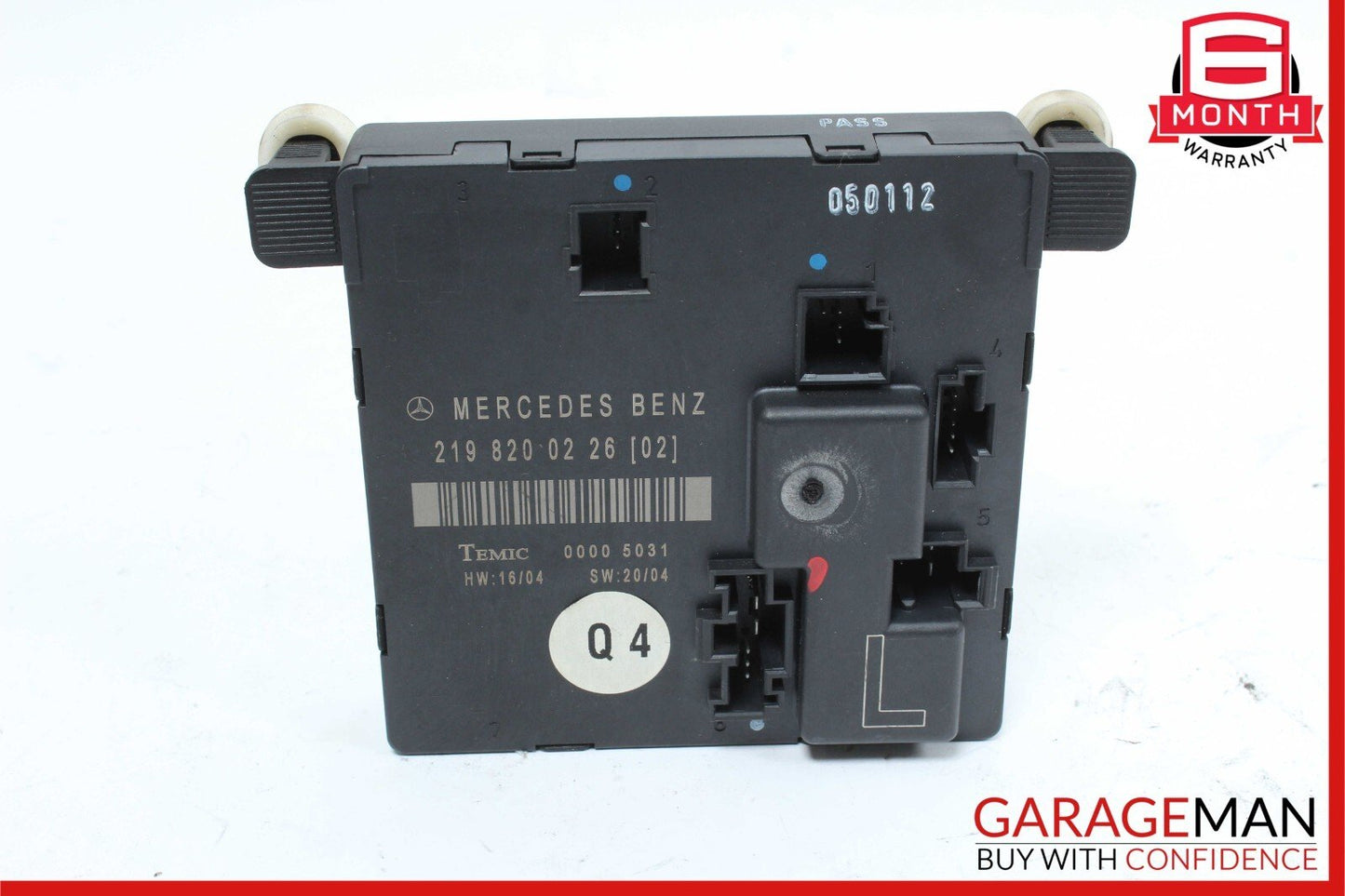 06-11 Mercedes W219 CLS500 Rear Left Side Door Control Module 2198200226 OEM
