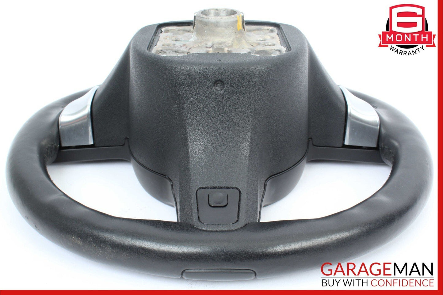 11-14 Porsche Cayenne 958 S Multifunction Steering Wheel Assembly Black OEM