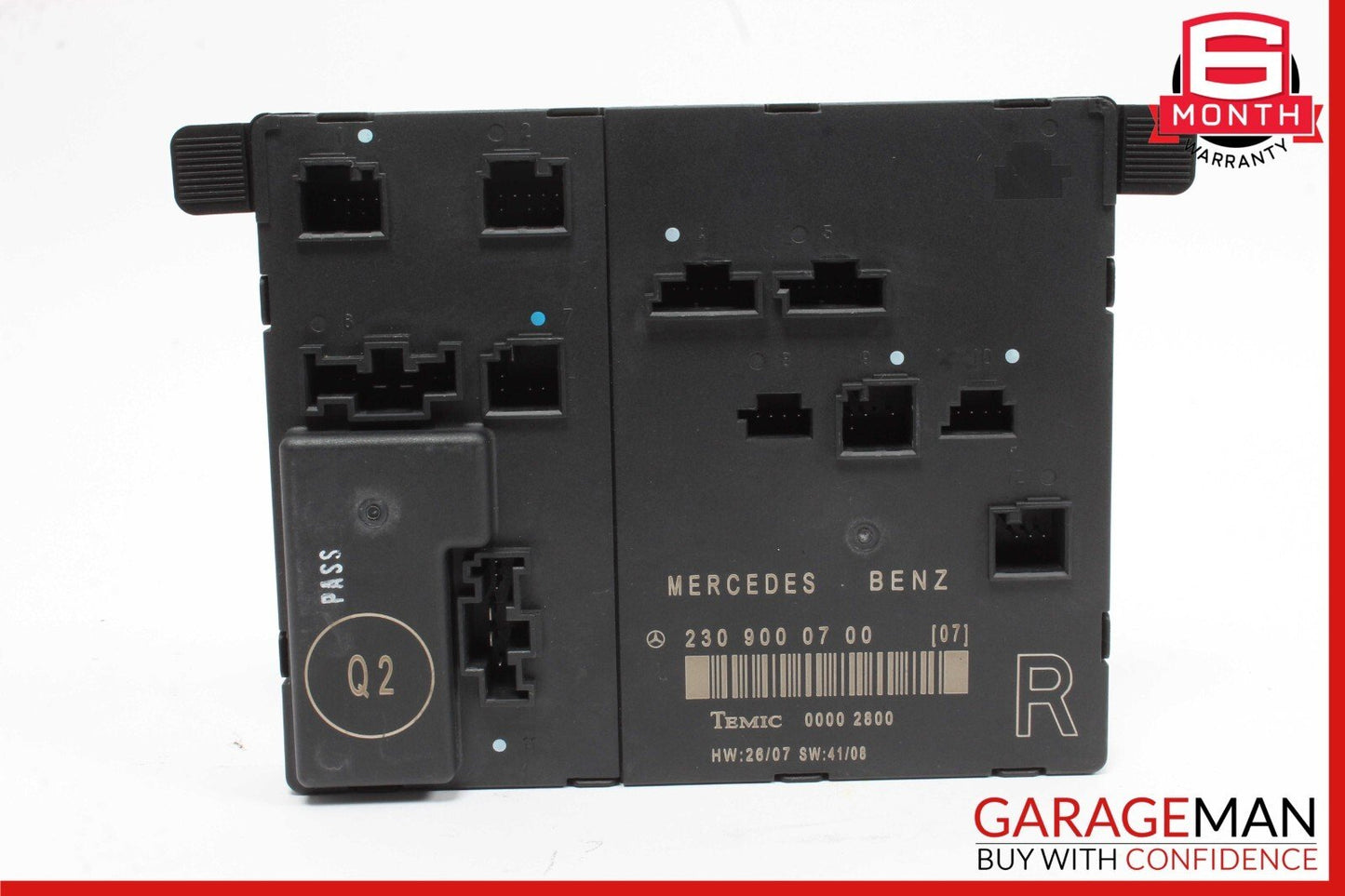 03-12 Mercedes R230 SL500 SL550 SL55 AMG Door Control Module Right Side OEM