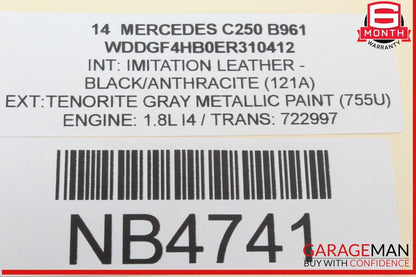 08-18 Mercedes W204 C350 E350 Front Right Side Door Control Module OEM