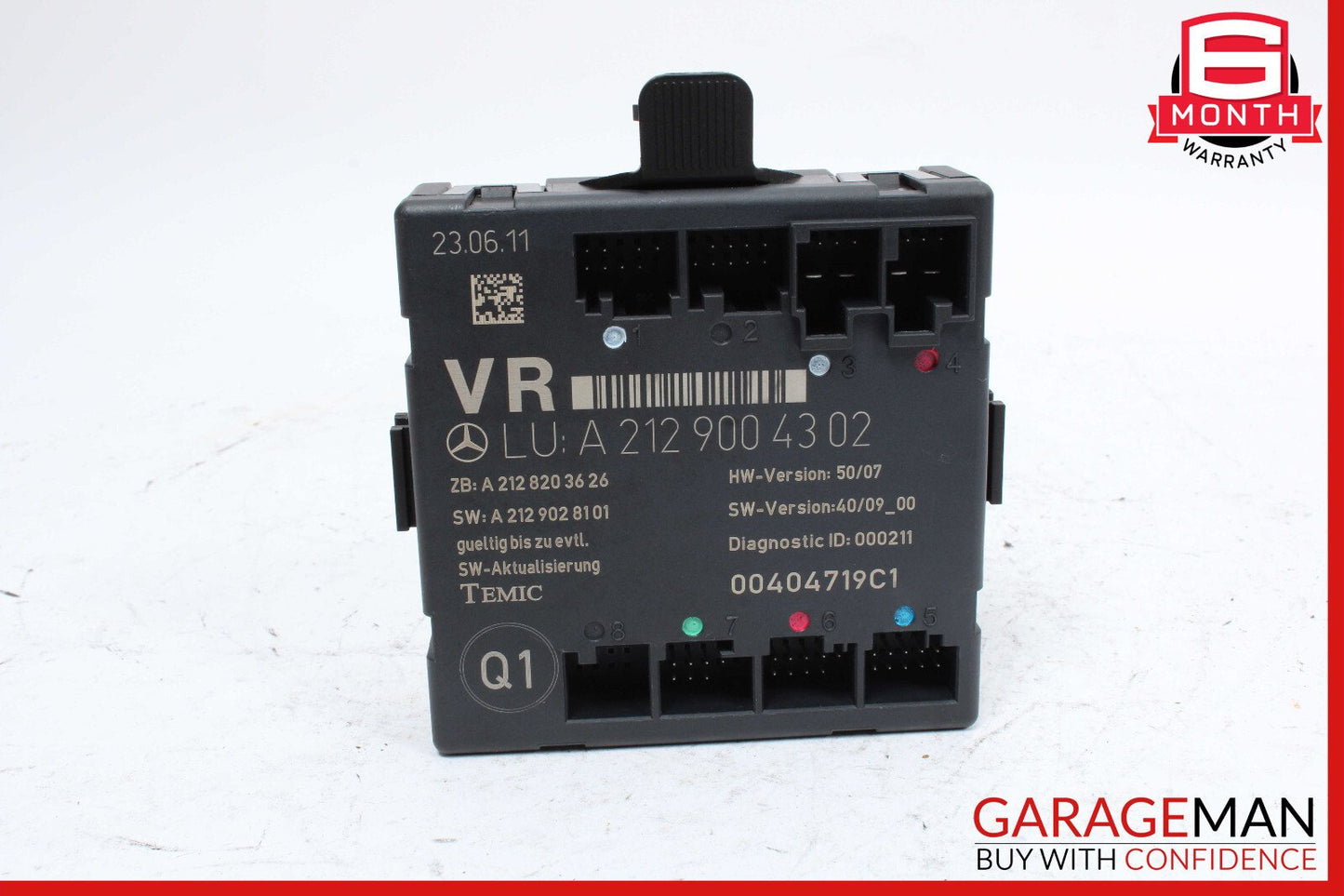 08-18 Mercedes X204 GLK350 E550 E400 Front Right Side Door Control Module OEM