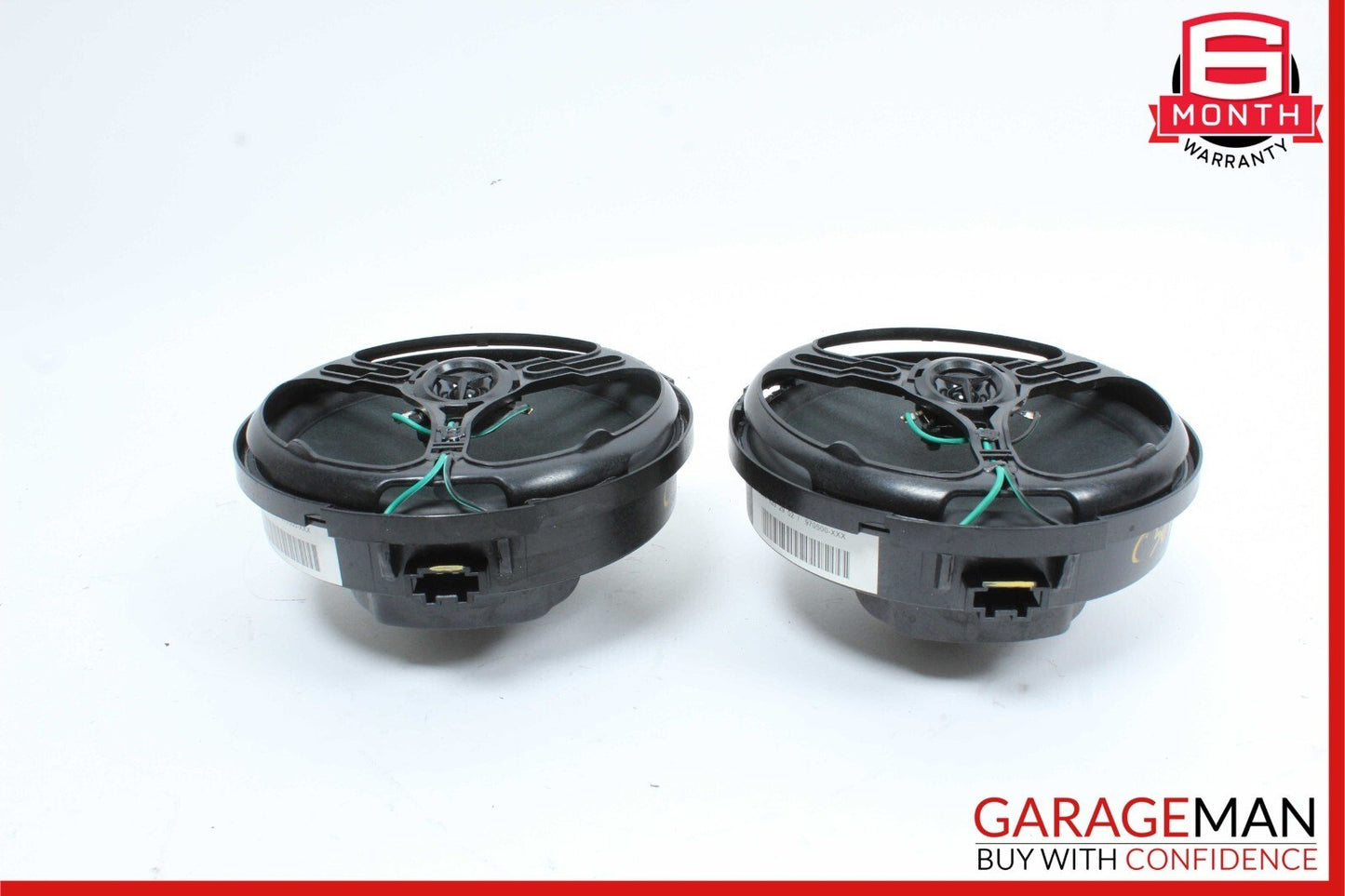 08-15 Mercedes W204 C300 Rear Right & Left Door Sound Speakers Set of 2 OEM