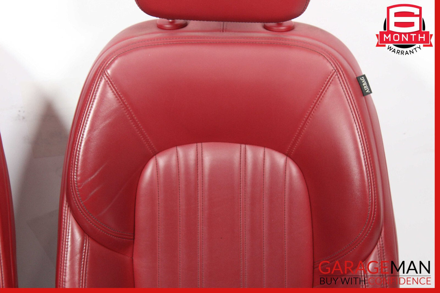 14-17 Maserati Ghibli M157 Front Complete Seat Cushion Cover Assy Set OEM