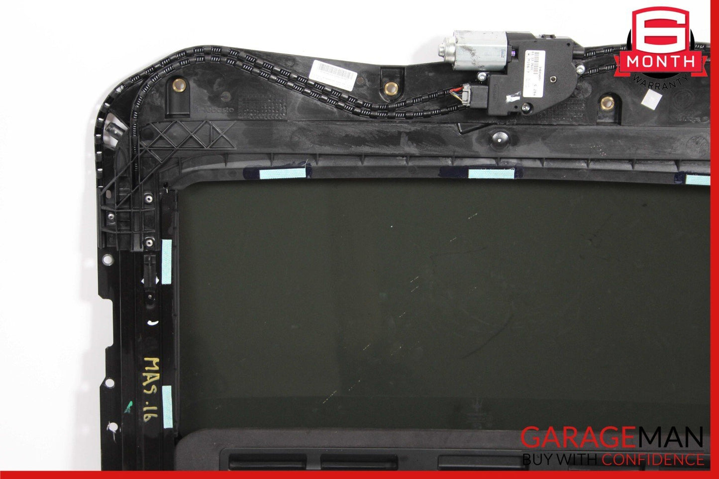 14-17 Maserati Ghibli M157 Upper Panoramic Sunroof Sliding Roof Rail Frame Glass
