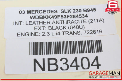 00-09 Mercedes R170 SLK230 SLK320 Voice Command Control Module 2208204685 OEM