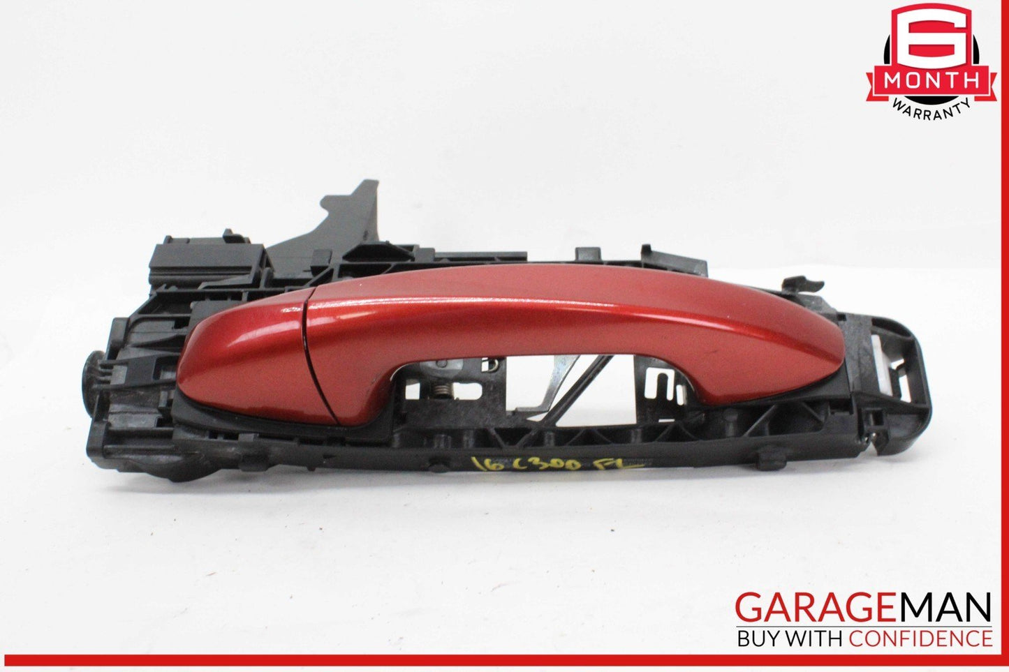 15-20 Mercedes W205 C300 Front Left Driver Side Exterior Door Handle Red OEM