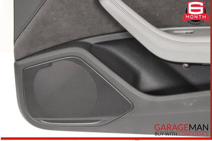 18-24 Audi S5 A5 RS5 Front Right Side Interior Door Panel Leather / Suede OEM