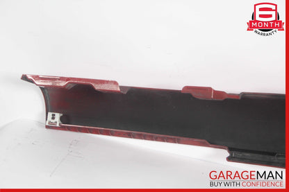 12-16 Mercedes R172 SLK250 AMG Sport Left Side Rocker Skirt Molding Panel Red